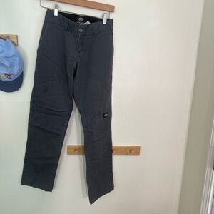 Dickies Men’s Black Cargo straight leg Work Pants size women’s 00 good condition